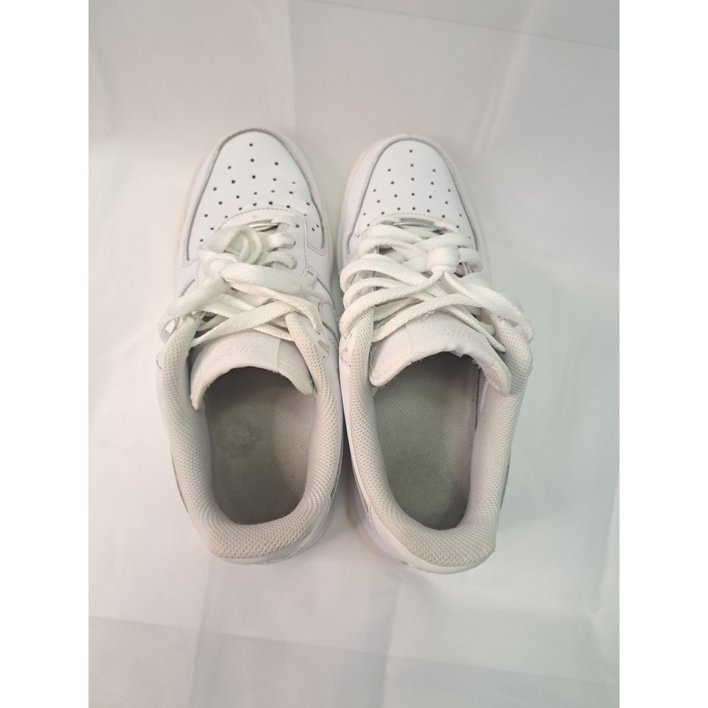 Nike Air Force 1 Low Triple White Sneaker Sz 8.5 Men Streetwear Classic Timeless - Picture 9 of 9
